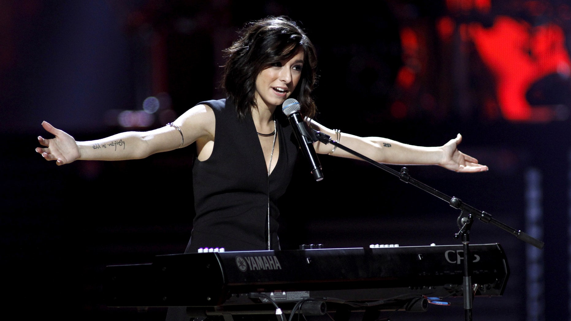 Macy's iHeartRadio Rising Star singer Christina Grimmie performs during the 2015 iHeartRadio Music Festival at the MGM Grand Garden Arena in Las Vegas, Nevada September 18, 2015.