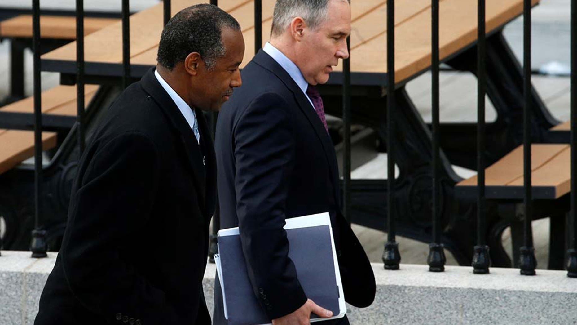 HUD Secretary Ben Carson and EPA Administrator Scott Pruitt are among the tiny fraction – 2 percent – nominated by President Trump of the 1,200 mostly senior executives who will be needed to run more than 200 federal agencies.