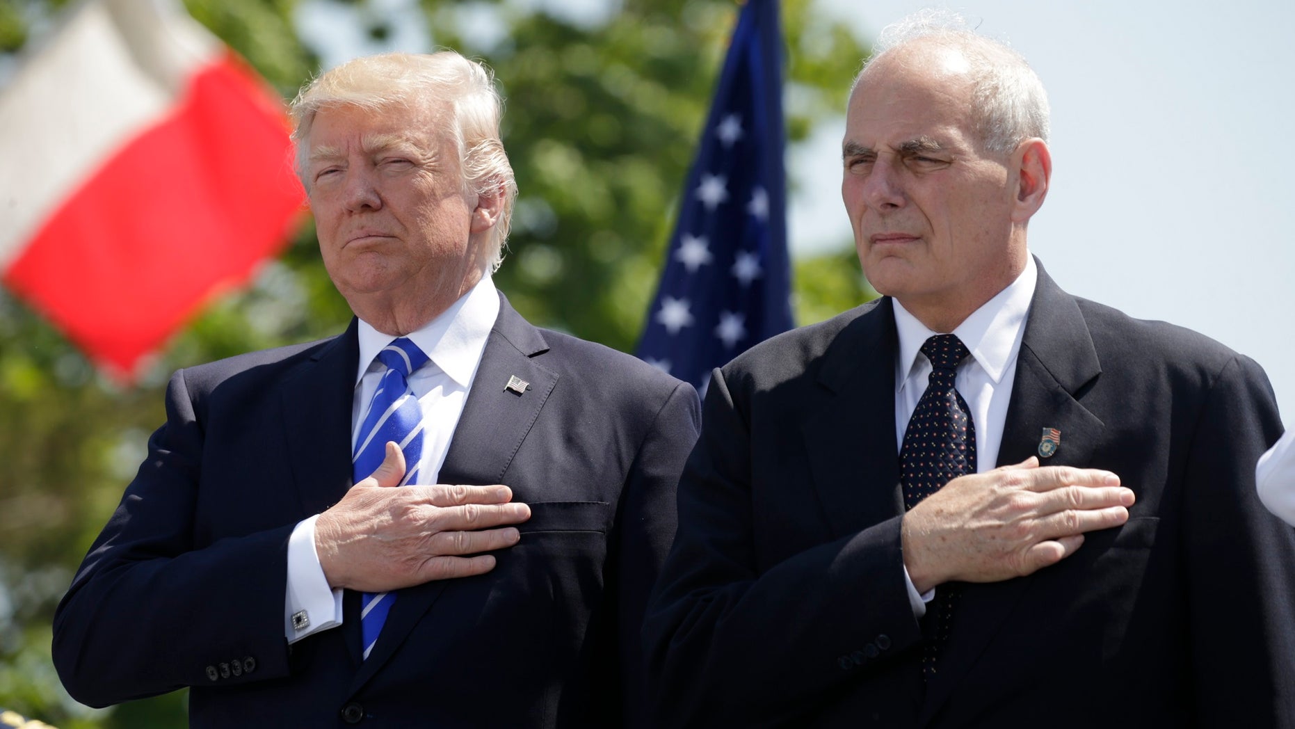 President Trump originally tapped John Kelly to lead the Department of Homeland Security.