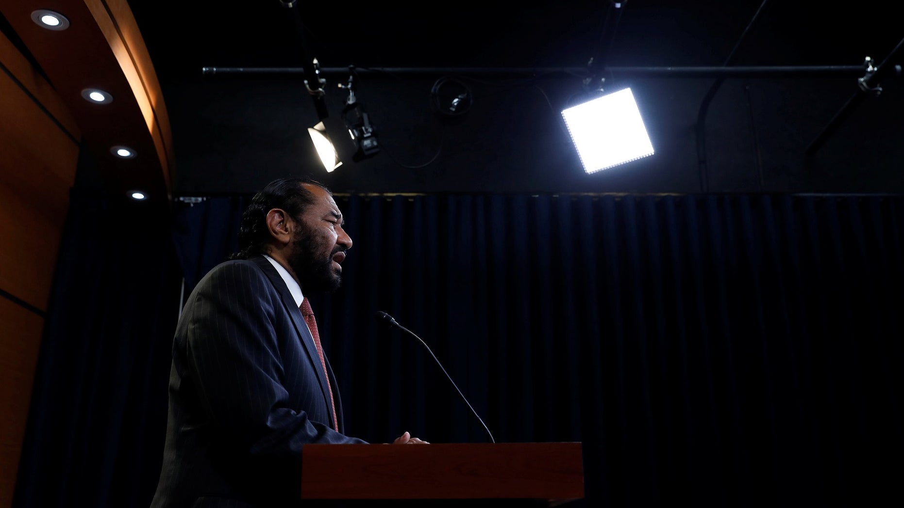 Rep. Al Green, D-Texas, again presented articles of impeachment against President Trump, calling him "unfit" for his office.