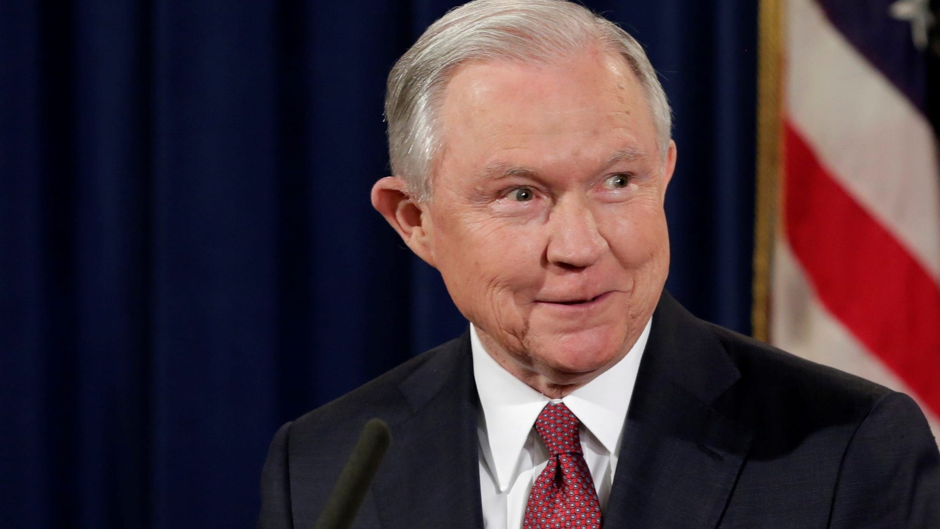 Attorney General Jeff Sessions speaks at a news conference to address the Deferred Action for Childhood Arrivals (DACA) program at the Justice Department in Washington, U.S., September 5, 2017.