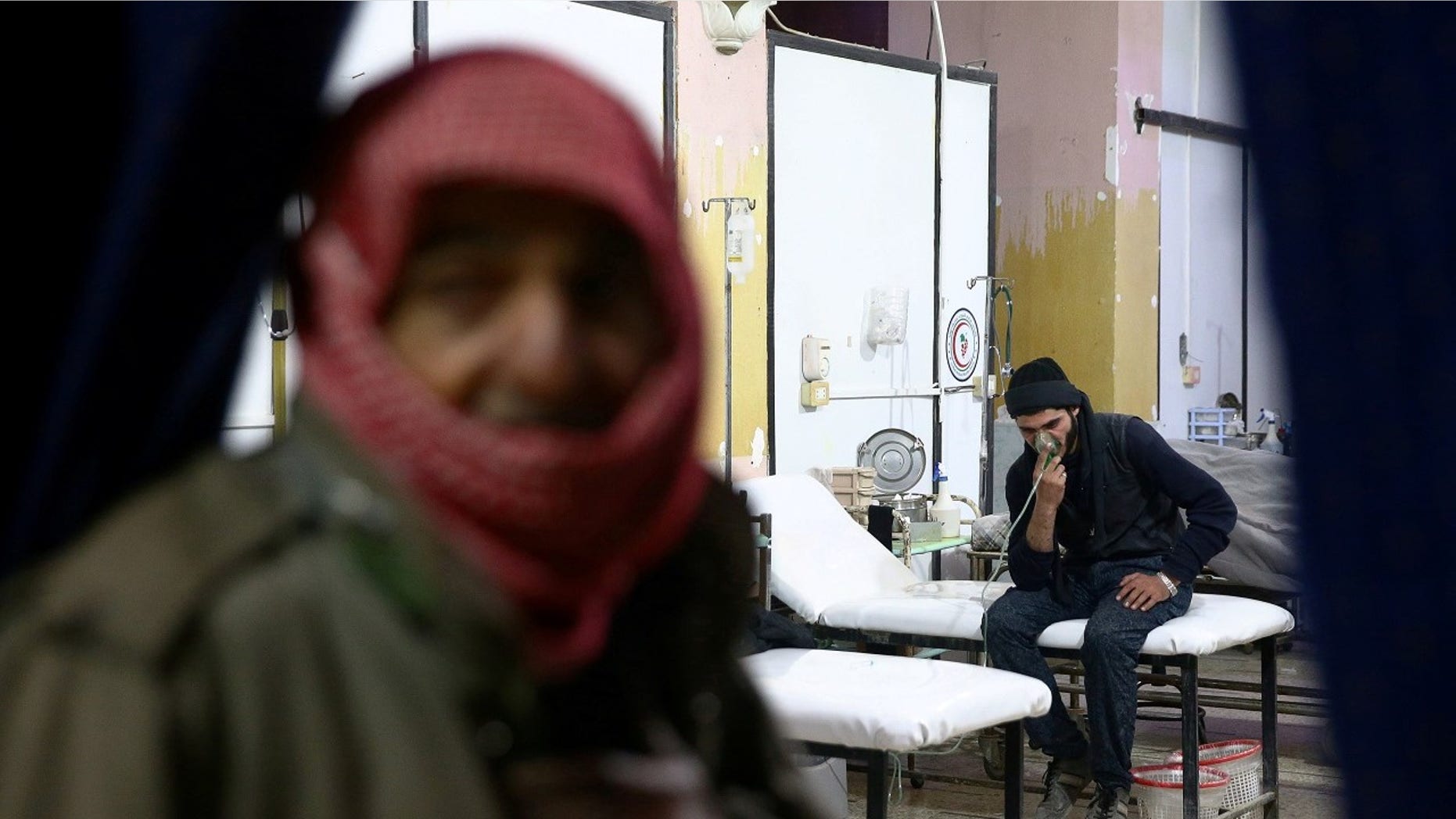Many of the civilians were reportedly suffering from suffocation, rescue teams and activists said.