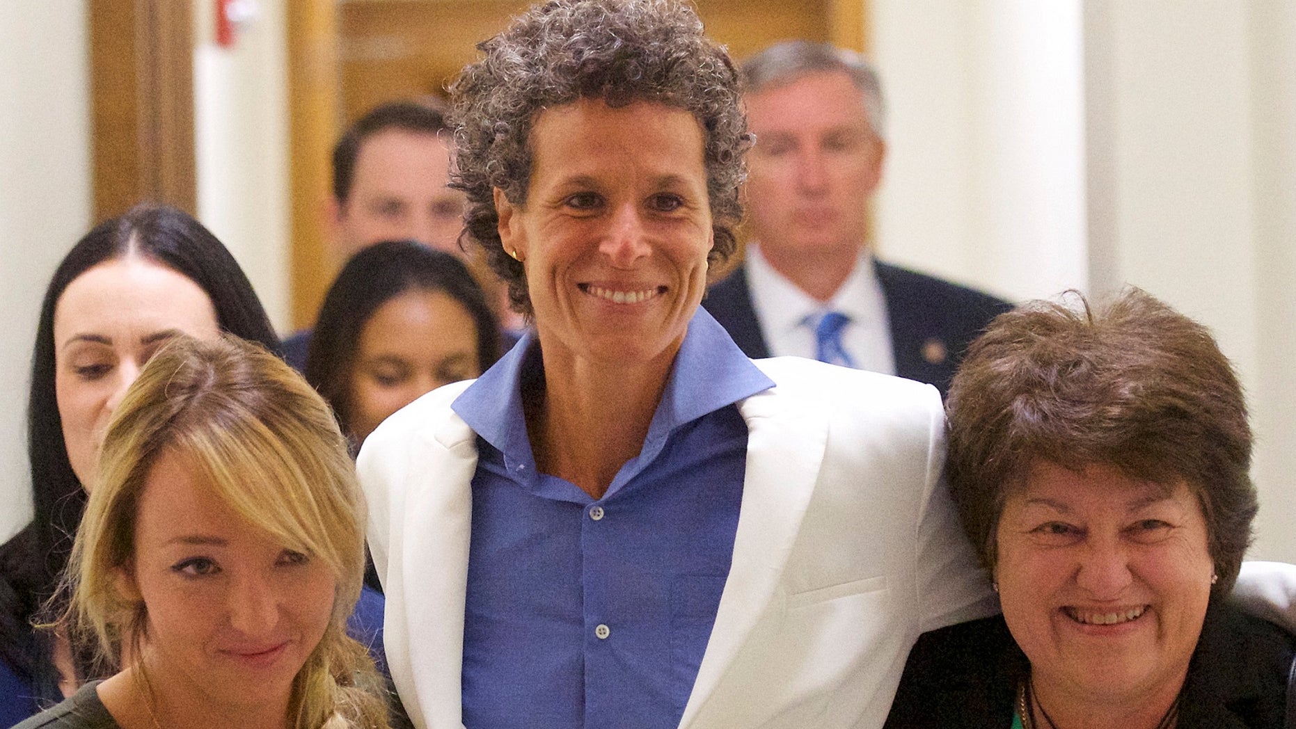 Bill Cosby accuser Andrea Constand was heralded as "the Joan of Arc on the war on rape" by another accuser after a jury found the embattled comedian guilty of assaulting her 14 years ago.