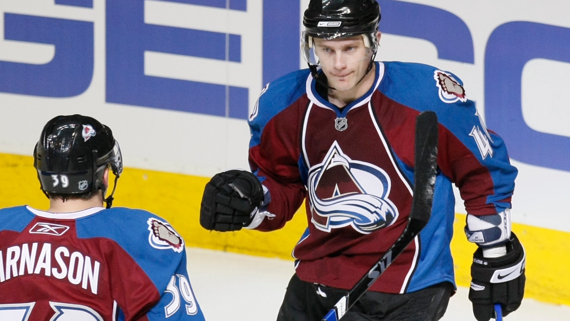 Colorado Avalnache winger Marek Svatos in 2009.