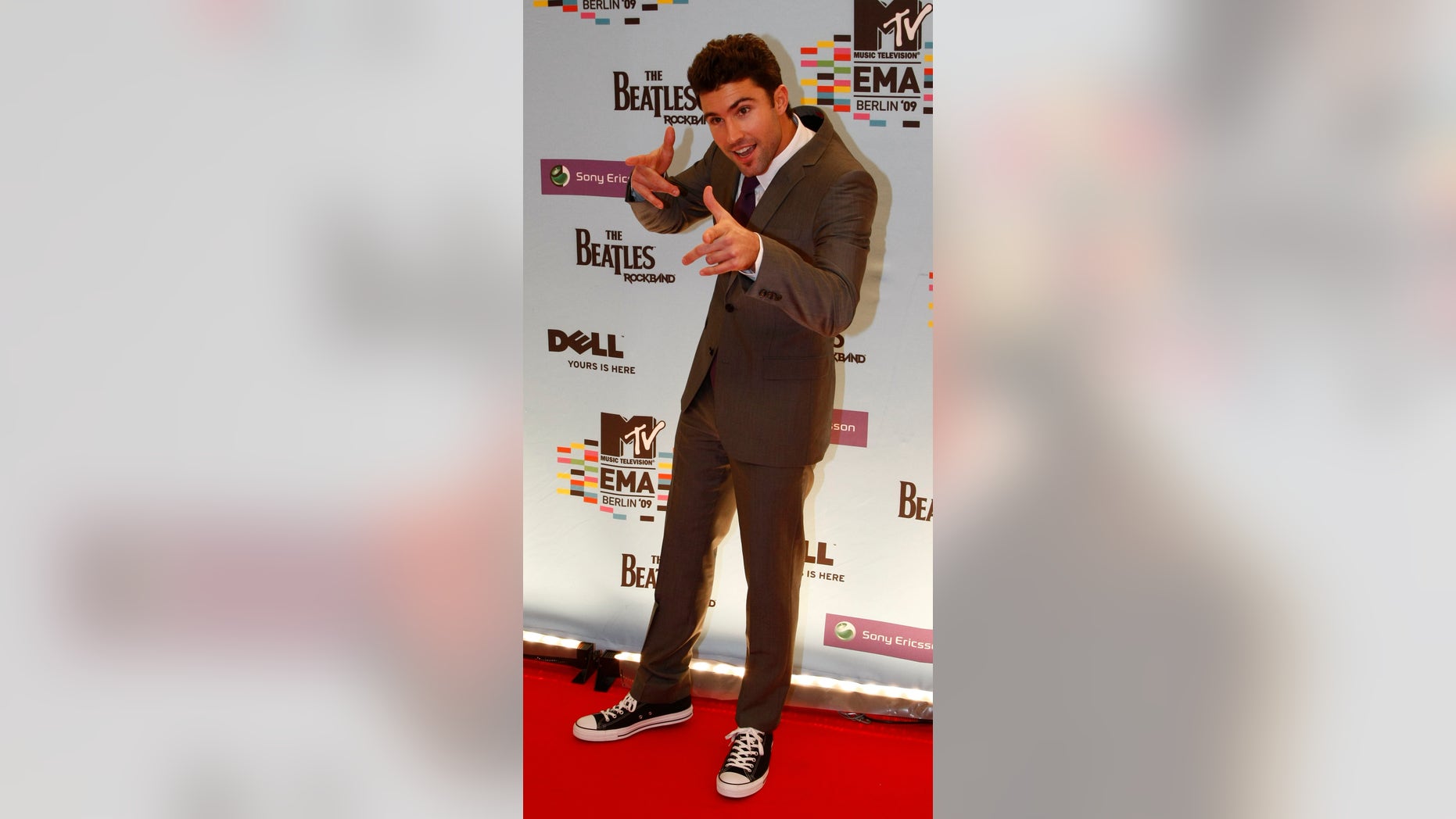 Reality TV actor Brody Jenner pose the red carpet before the MTV Europe Awards ceremony in Berlin November 5, 2009.
