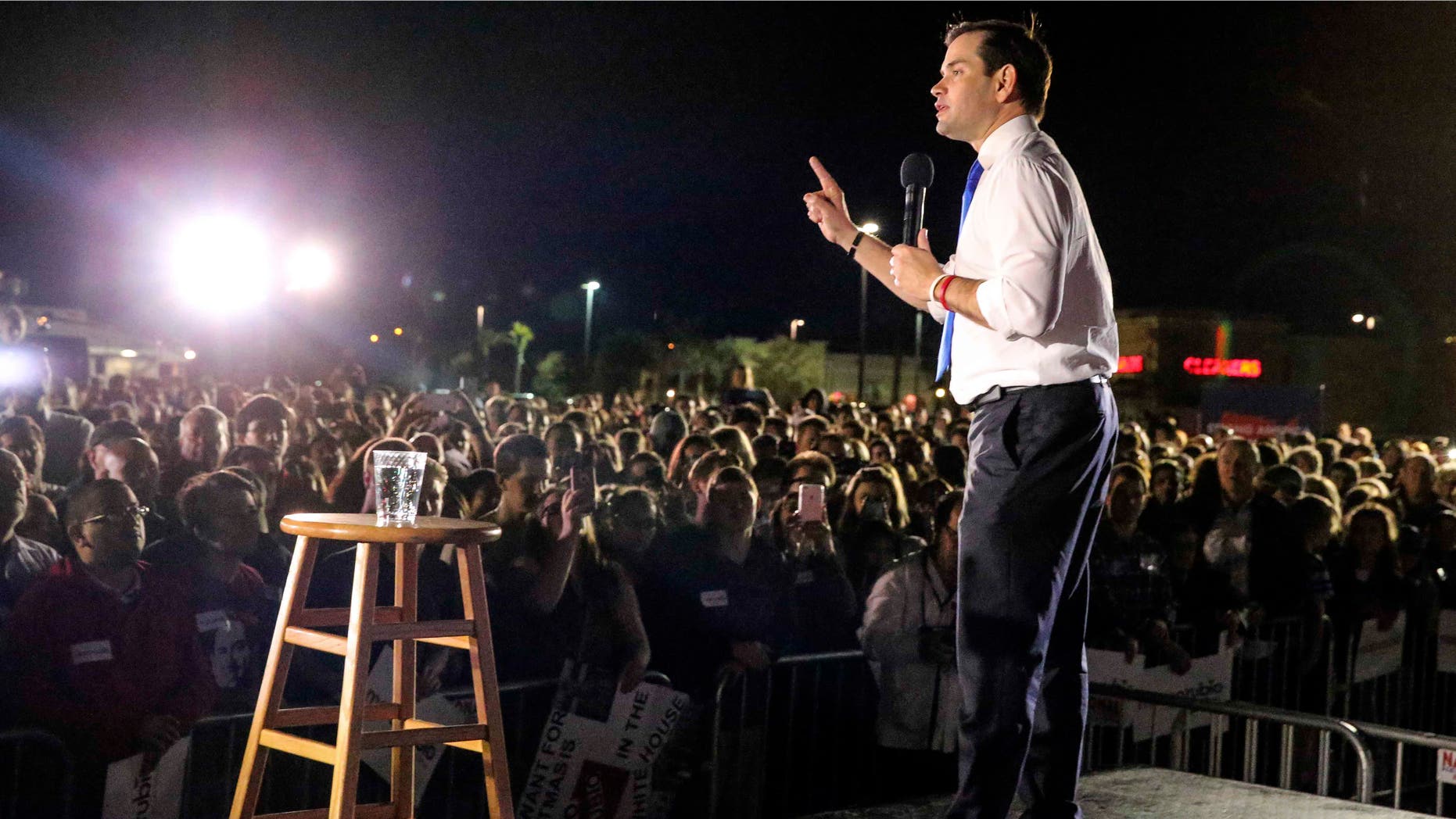 Republican presidential candidate Sen. Marco Rubio in Ponte Vedra Beach, Fla., Tuesday, March 8, 2016.