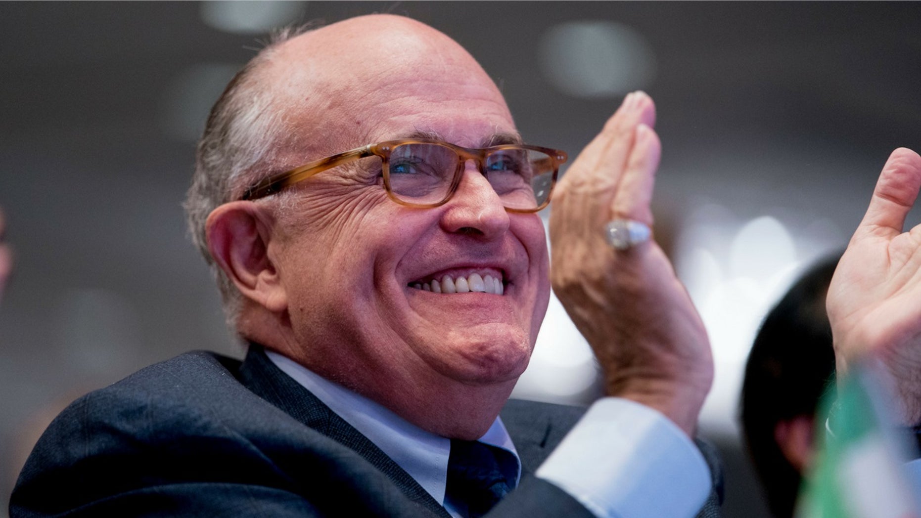 Former New York City Mayor Rudy Giuliani was booed at Yankee Stadium on Monday, May 28, 2018.