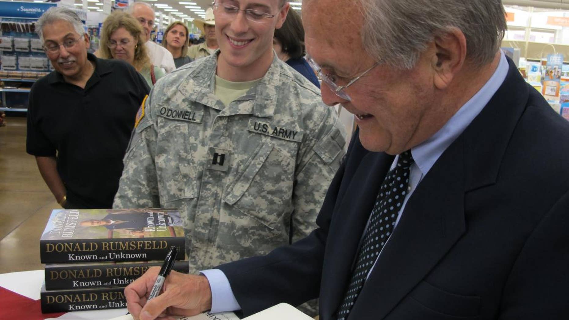 Former Defense Sec. Donald Rumsfeld, May 25, 2011 (Fox News Photo)