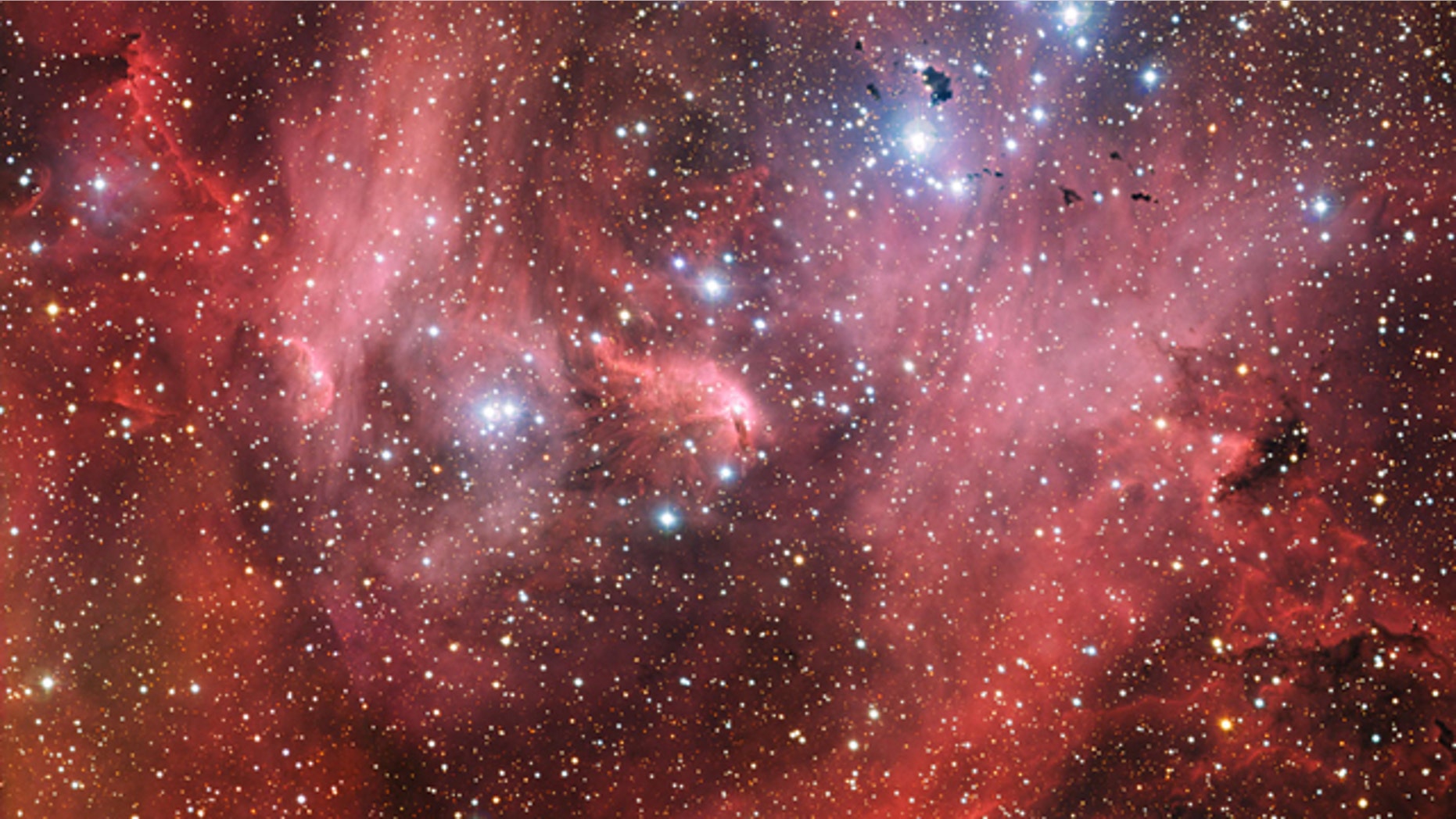A new image from the European Southern Observatory shows the Running Chicken Nebula, a cloud of gas and newborn stars that lies 6,500 light years from us in the constellation of Centaurus.