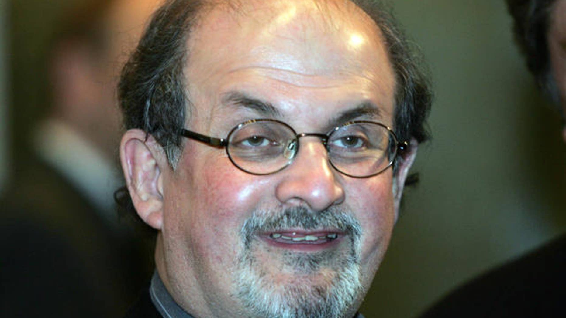 British author Salman Rushdie