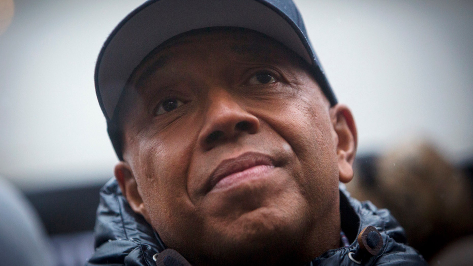Russell Simmons speaks at a news conference along with members of Justice League NYC to present a list of demands at City Hall in New York December 10, 2014.