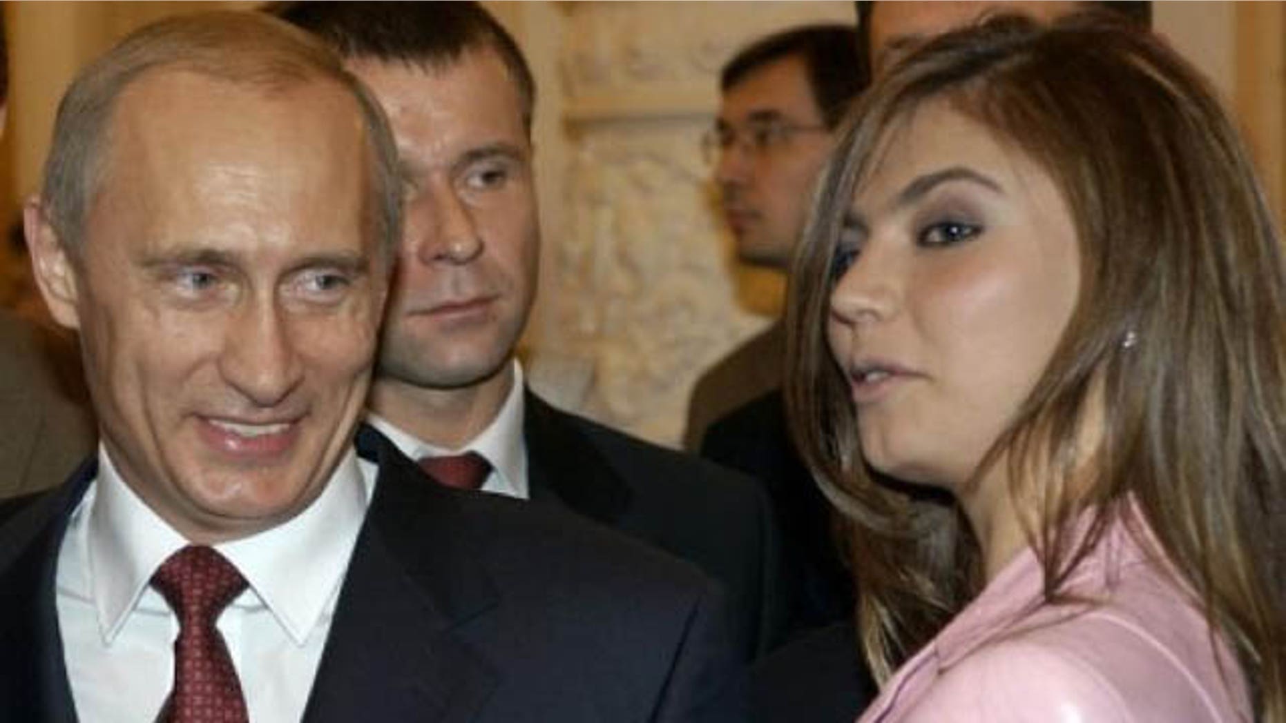 Putin and Kabayeva, pictured in 2004. (AP Photo)
