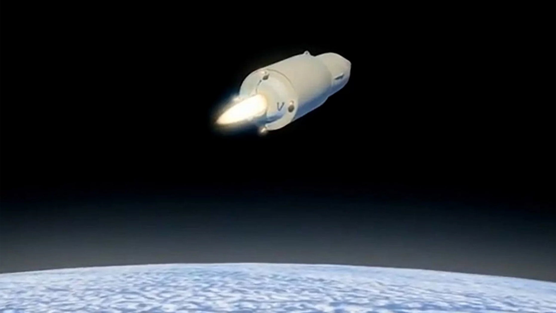 During a speech to lawmakers, Russian President Vladimir Putin showed images of a hypersonic weapon dubbed Avangard that can apparently reach Mach 20. Credit: Ministry of Defense of the Russian Federation
