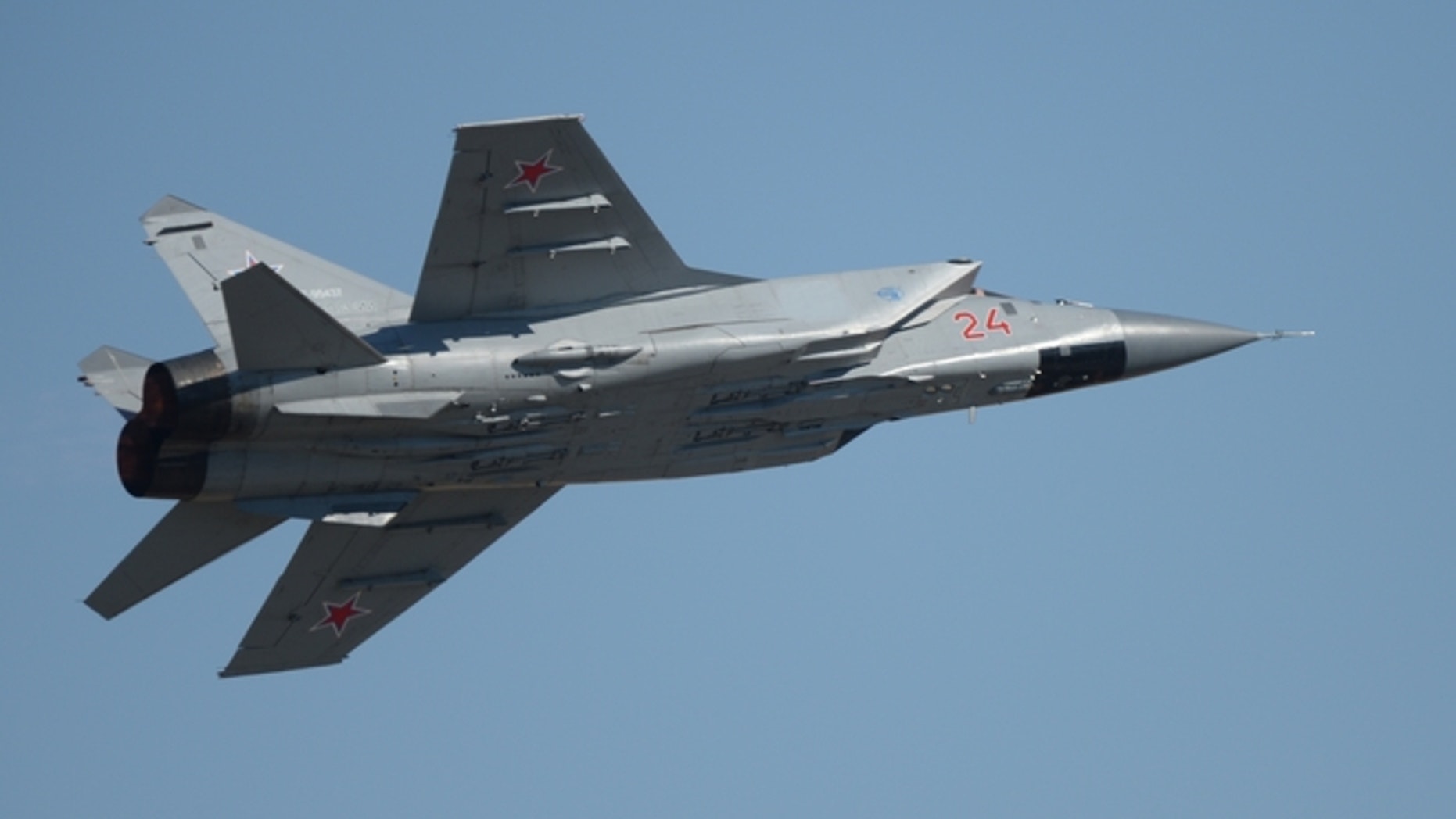 MiG-31 aircraft in 2015.