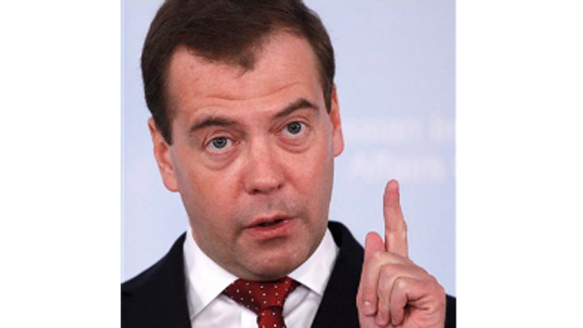March 23, 2012: Russian President Dmitry Medvedev speaks at the Russian International Affairs Council in Moscow.