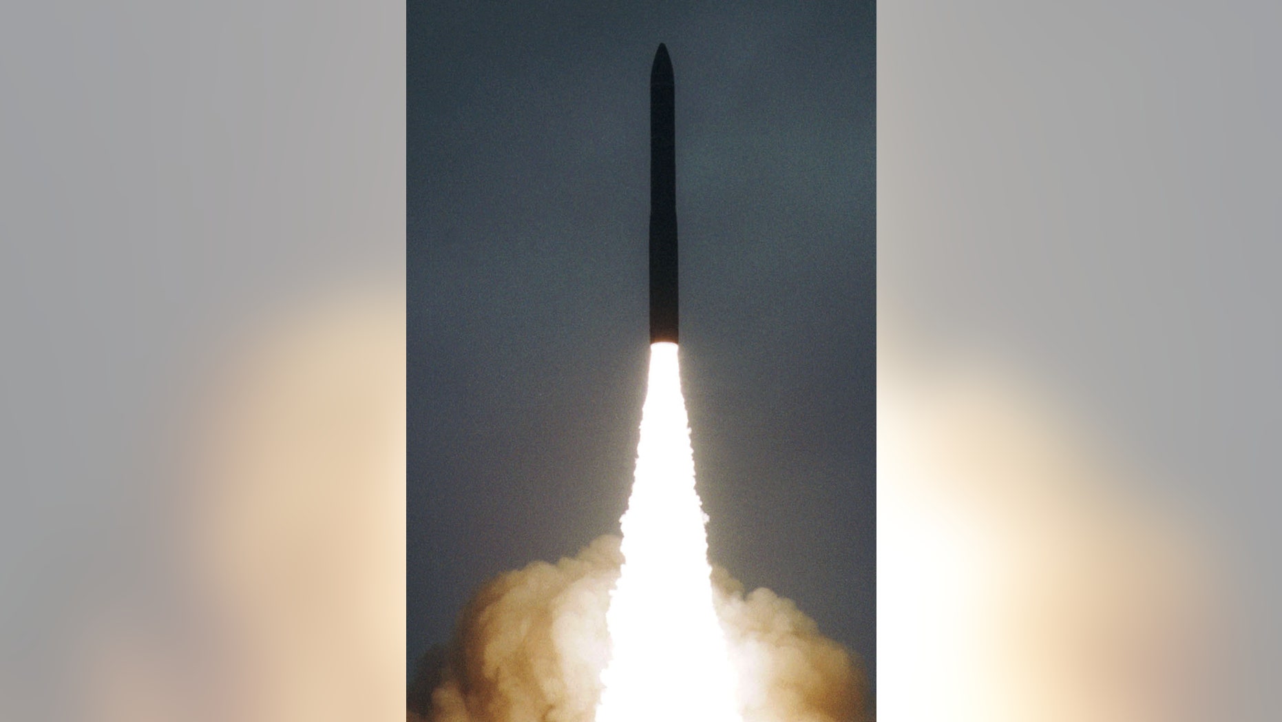 File photo - A Russian Topol-M intercontinental balistic missile lifts off during a new test launch at the Plesetsk launch site in northern Russia Sept. 26, 2000. (Reuters)