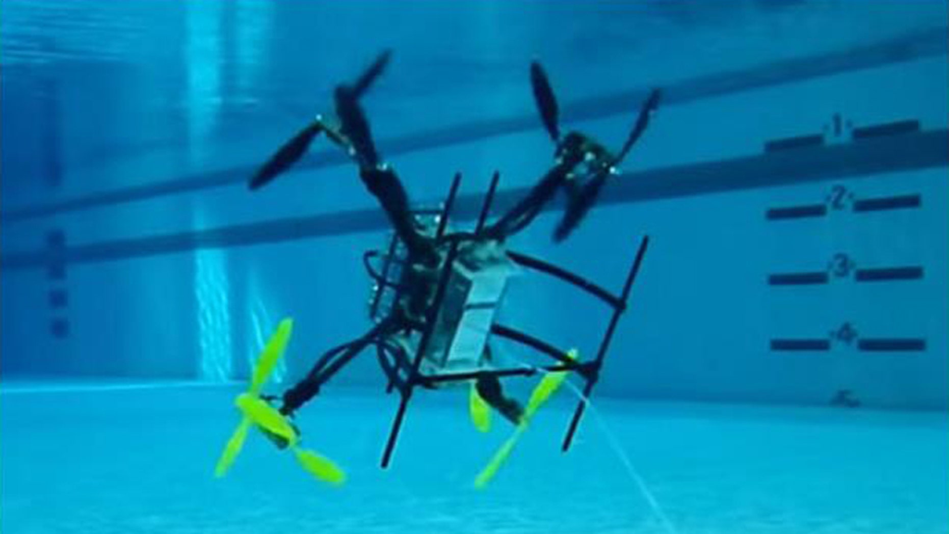 Rutgers University's innovative drone (Image: courtesy Javier Diez).