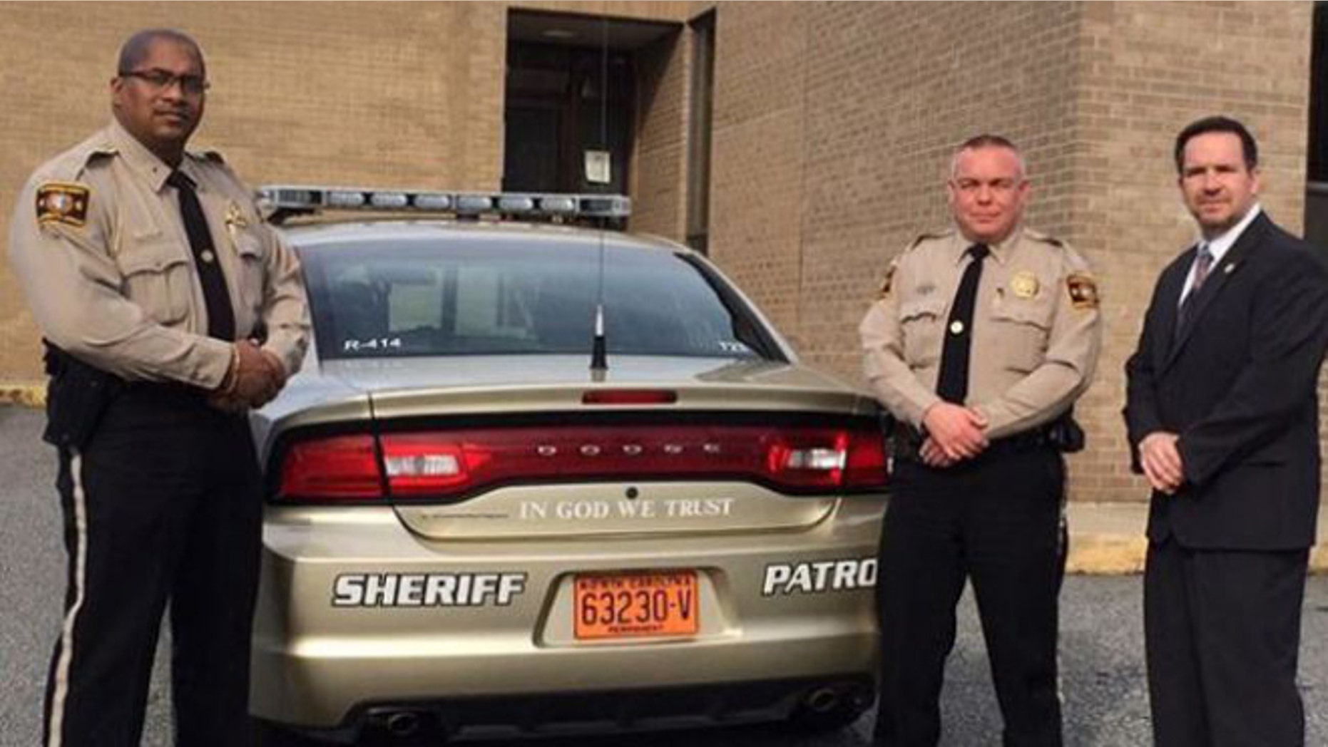 Lt. Leon Godlock, Lt Warren Sprouse and Sheriff Chris Francis. (Rutherford County Sheriff's Office)