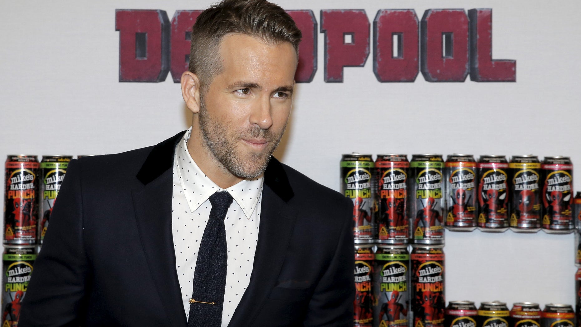 Ryan Reynolds at the premiere of "Deadpool" in New York.