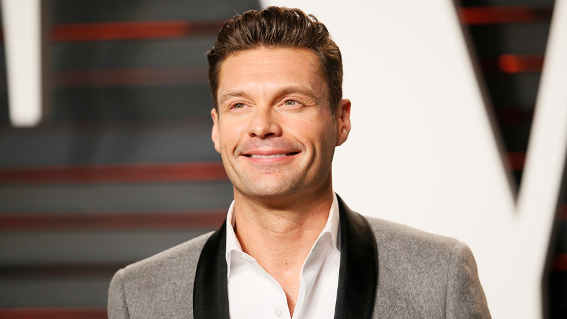 yan Seacrest arrives at the Vanity Fair Oscar Party in Beverly Hills (Reuters)