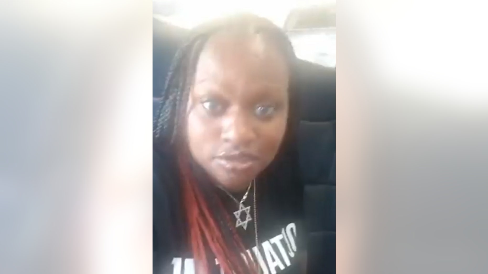 Safira Allen, 25, filmed the entire ordeal for Facebook Live as she was getting booted from the flight.