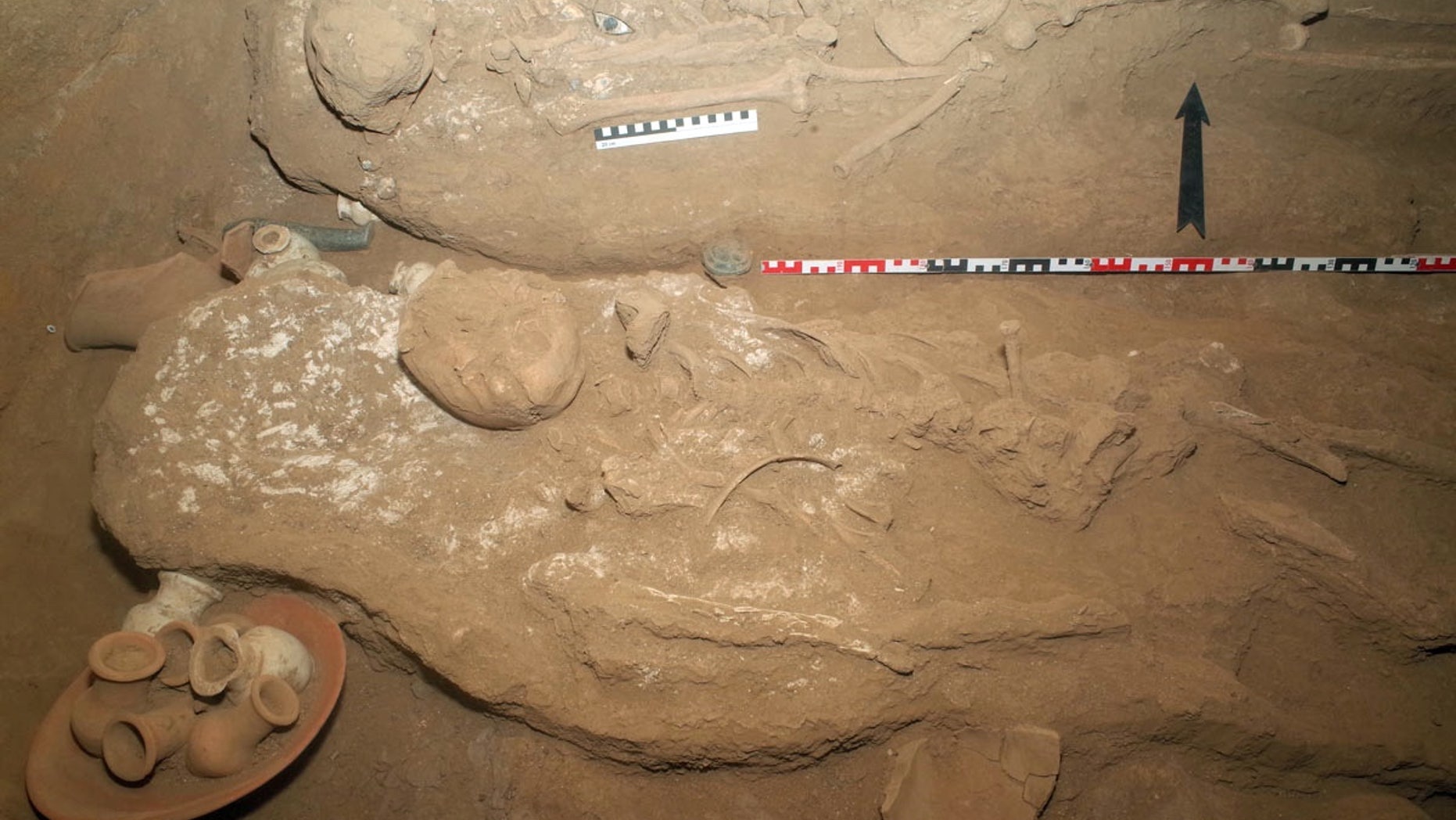The ancient tomb found on Sai Island seems to have been built for a man named Khnummose. His remains remains along with those of possibly his wife were buried there.