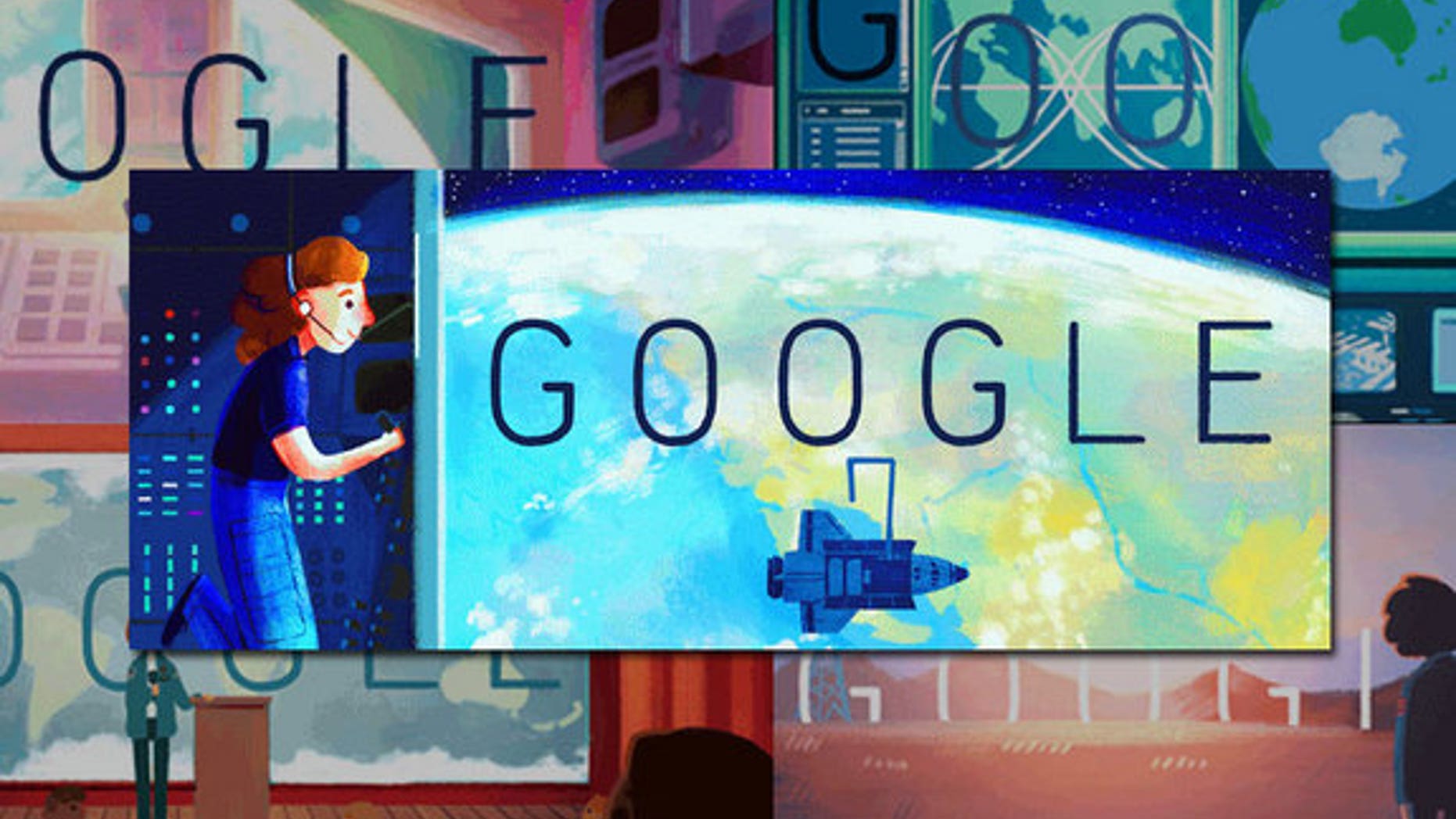 Google's front page "Doodles" for May 26, 2015 pay tribute to the first American woman in space, the late Sally Ride.