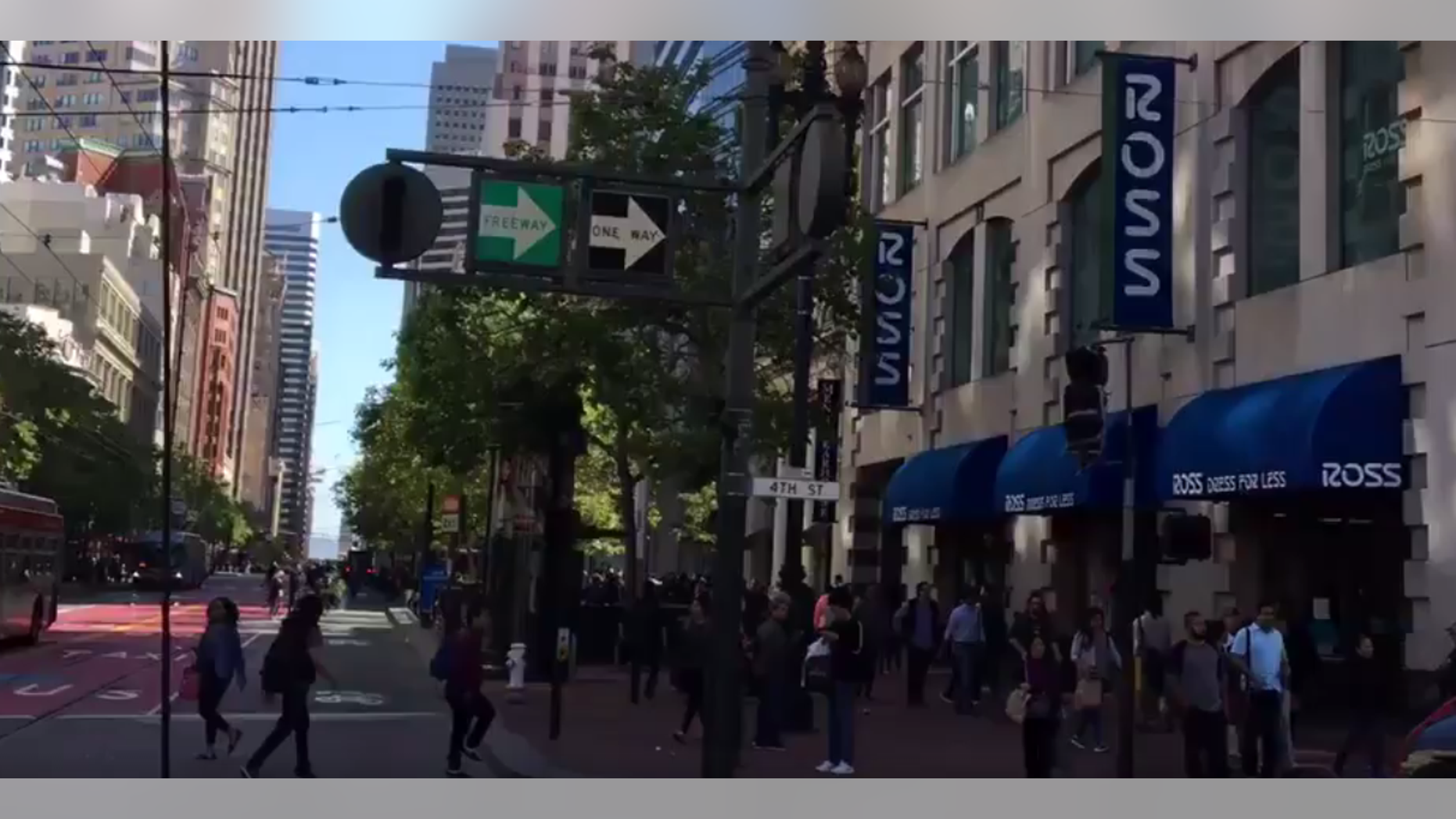 Traffic lights were out in San Francisco.