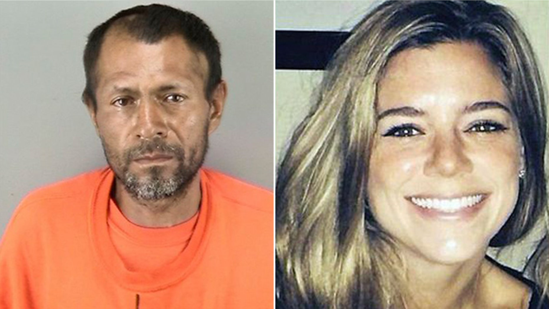 San Francisco shooting suspect Francisco Sanchez and victim Kathryn Steinle are shown in this composite photo.