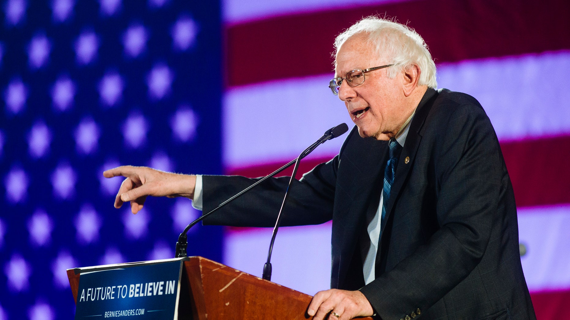 Sanders at the Tropicana Hotel in Las Vegas on Wednesday, Jan. 6, 2016.