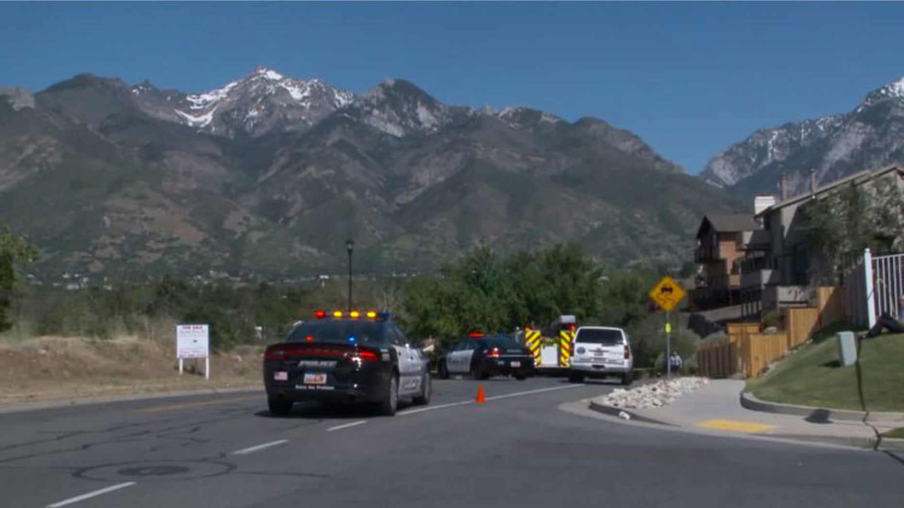 Three people were killed and two others were injured in a shooting near an elementary school outside of Salt Lake City Tuesday afternoon, police said.