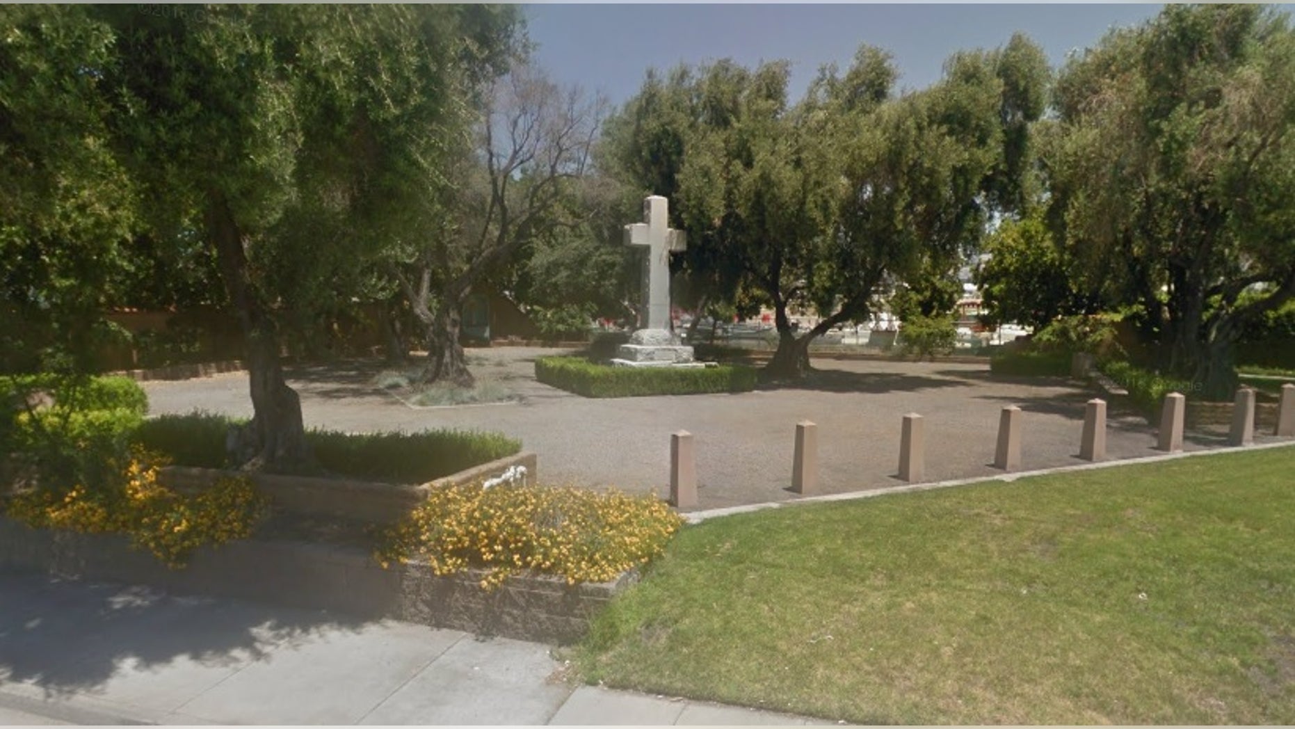 Memorial Cross Park in Santa Clara.