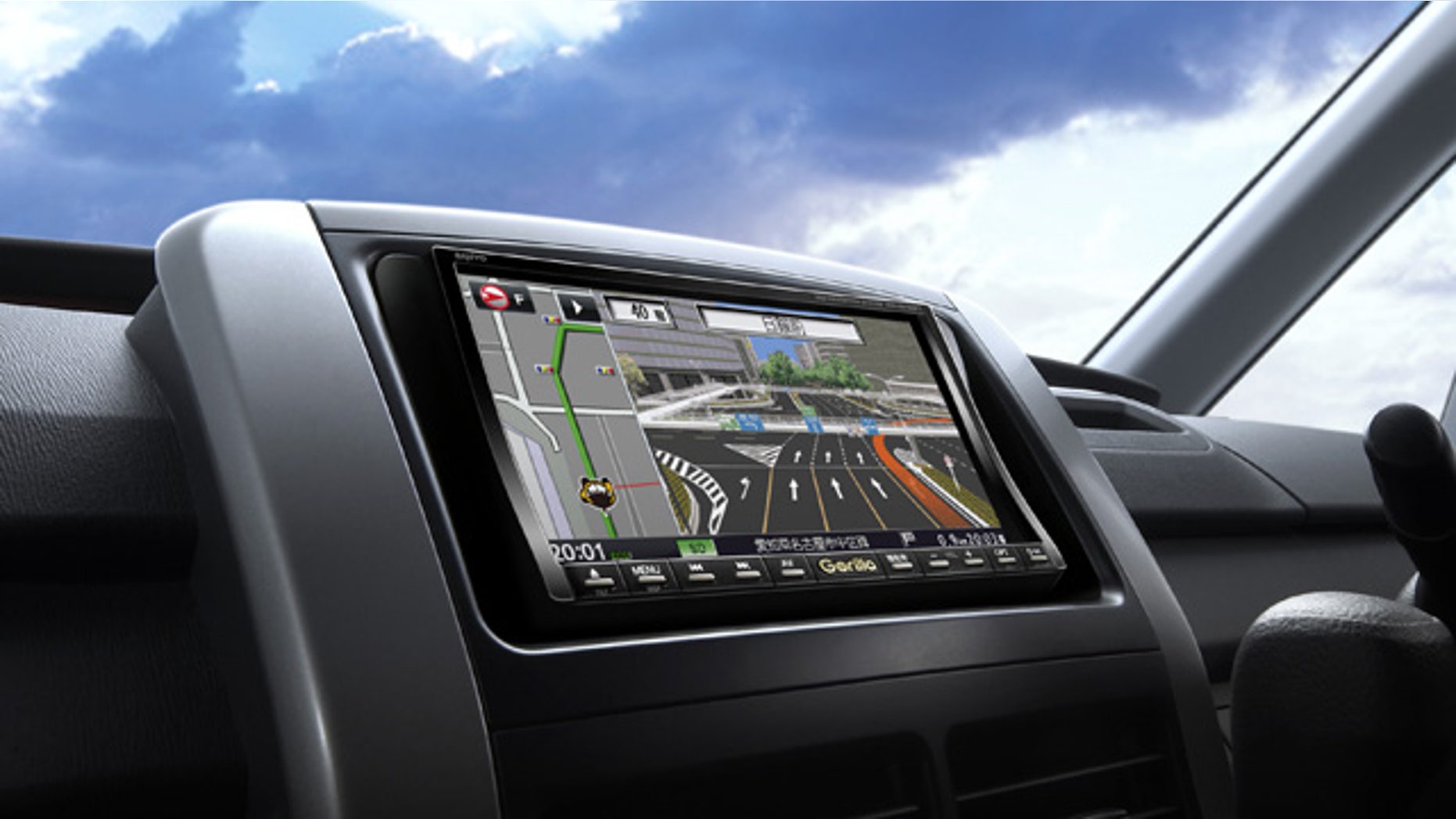 GPS units, such as this dashboard-intergrated Sanyo Gorilla, are commonplace. But there's a wide array of other fun gadgets for your car.