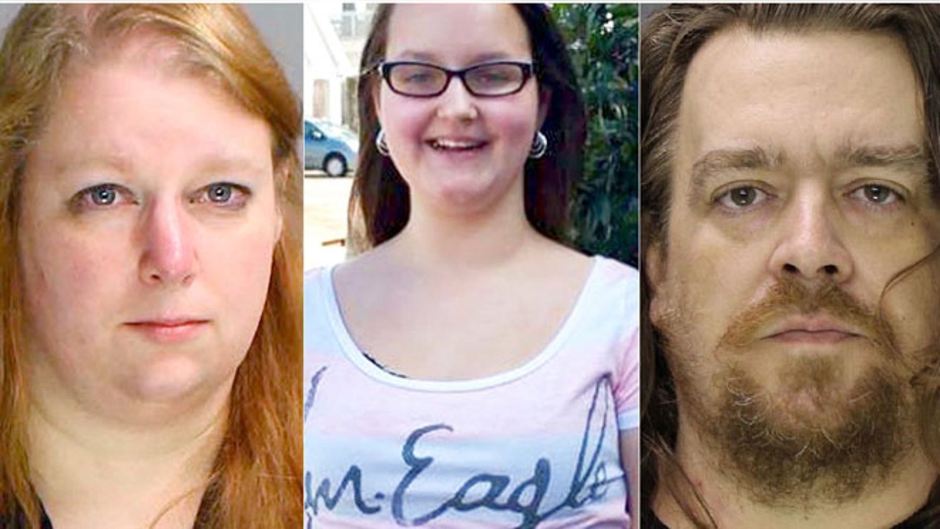 Photos of Sara Packer, 41, Grace Packer, 14, and Jacob Sullivan, 44. (Bucks County Prosecutor's Office)