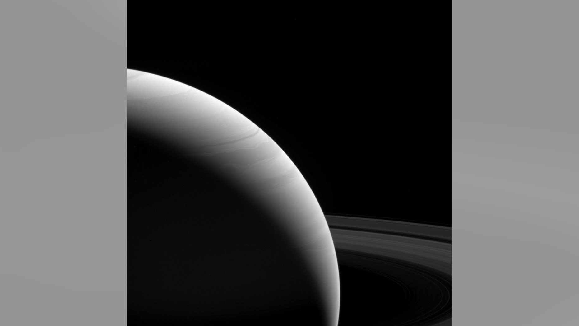 NASA's Cassini spacecraft captured this view of Saturn on Feb. 25, 2017, from a distance of 762,000 miles (1.23 million kilometers).