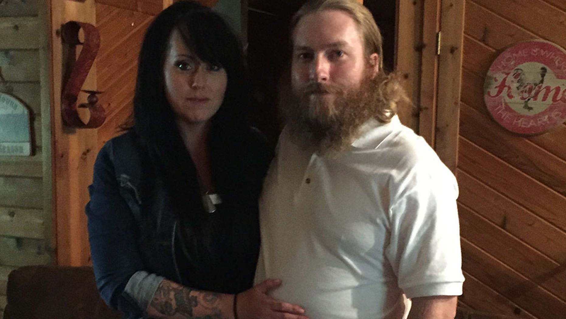Sadie and Kristian Saucier at their home in Vermont. Kristian Saucier has been released after serving a one-year sentence at a federal prison in Massachusetts.