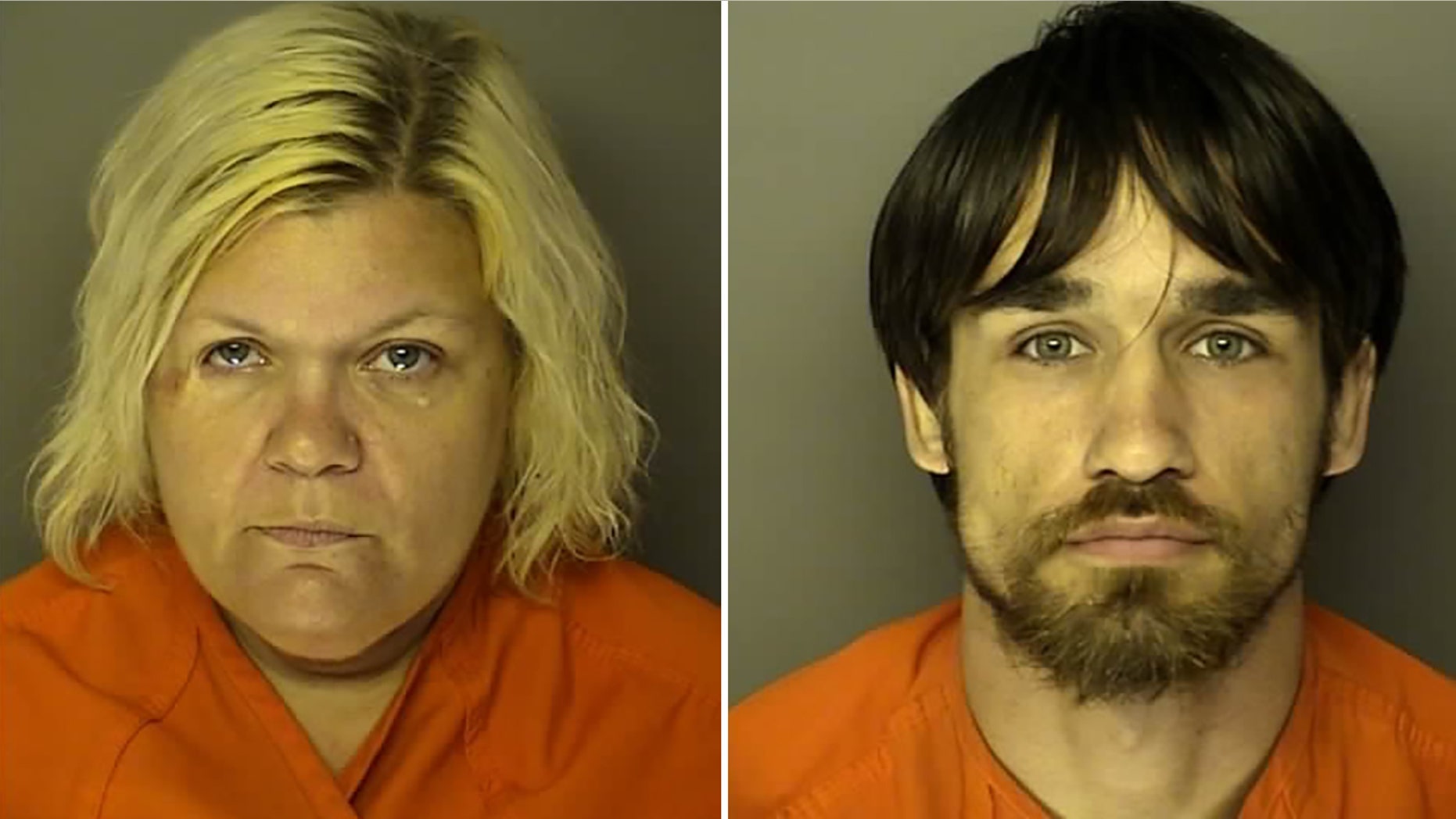 Jenny Lynn Paradis, 43, and Joshua Palmer Vaught, 22, were arrested Monday when Paradis' two children were found living in squalor, according to a police report.