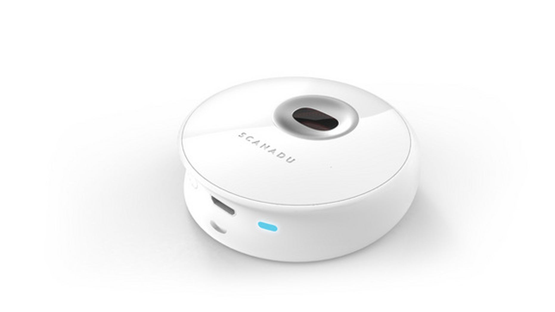 Scanadu hopes to make their Scanadu Scout the first working medical tricorder. Scanadu is a participant in the Qualcomm Tricorder X PRIZE competition. File photo undated.