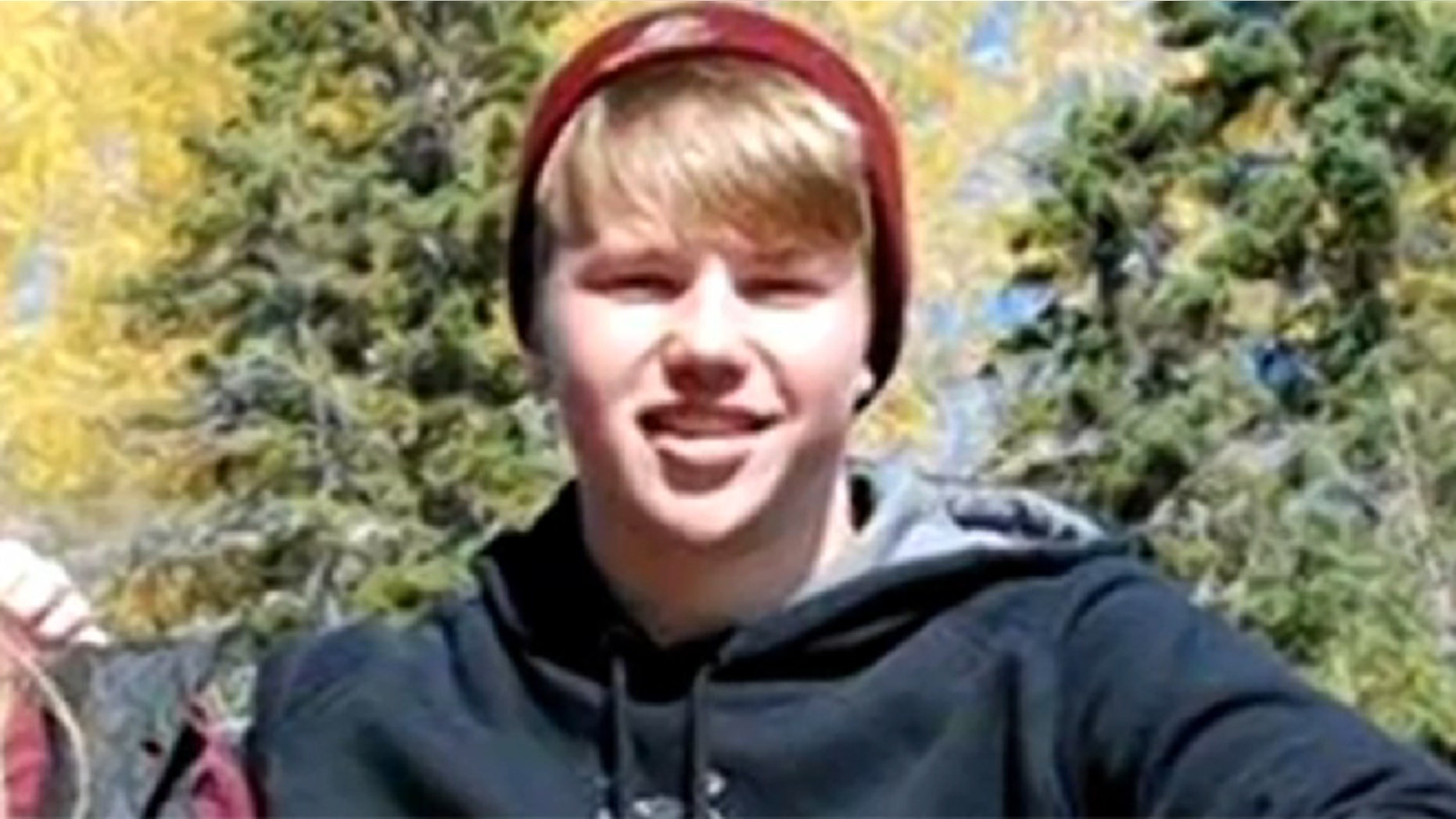 This undated photo shows 14-year-old Patrick Schoonover, who collapsed and died Friday following a hockey game.