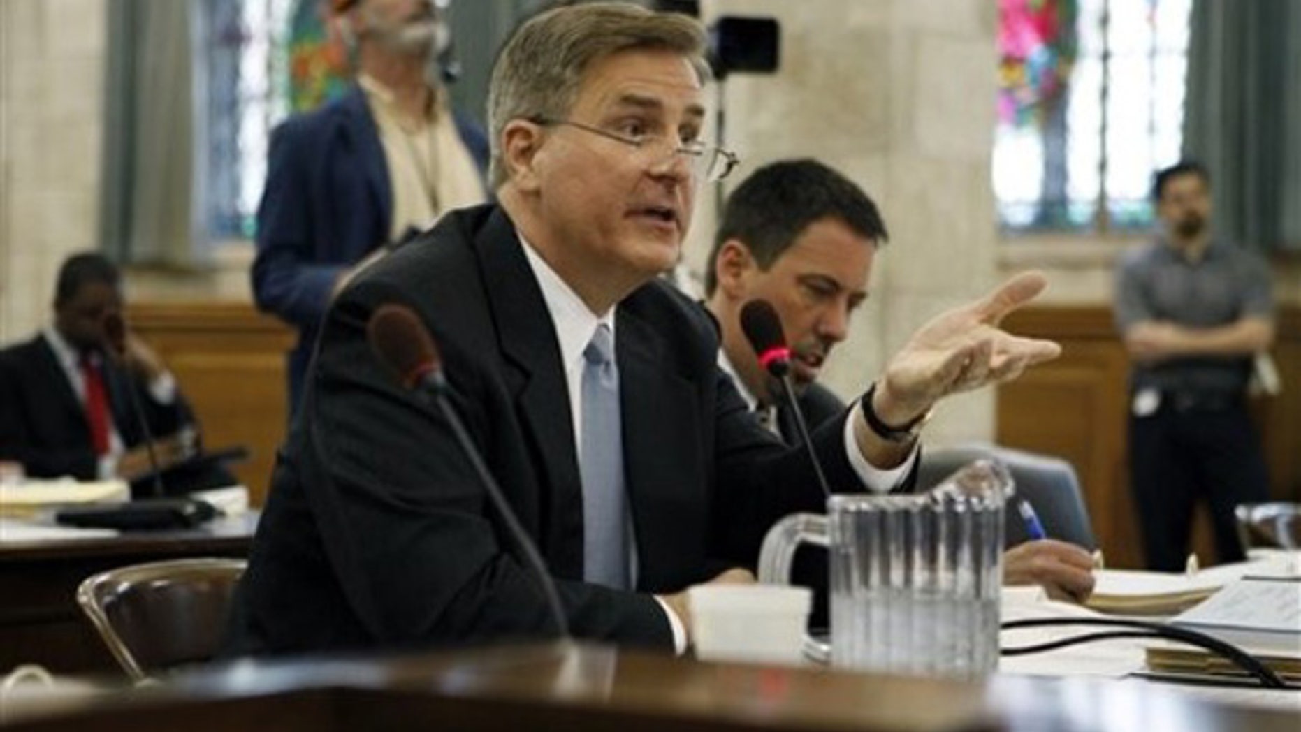 FILE: New Jersey Education Commissioner Bret Schundler was fired by Gov. Chris Christie on Friday after Schundler made a deal with the state's teachers union to win support for a U.S. education grant application. The deal was not approved by Christie and changes afterward to the application resulted in New Jersey losing $400 million in federal grant money.