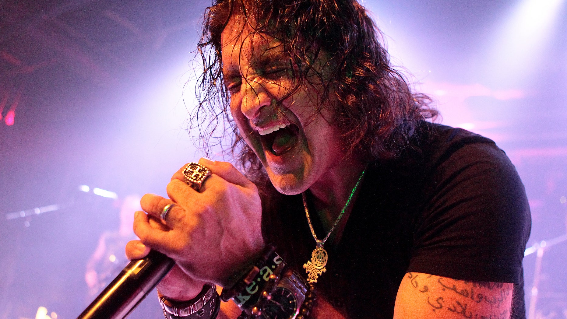 April 6, 2014. Scott Stapp, of the band Creed, performs solo in concert at Soundstage, in Baltimore.