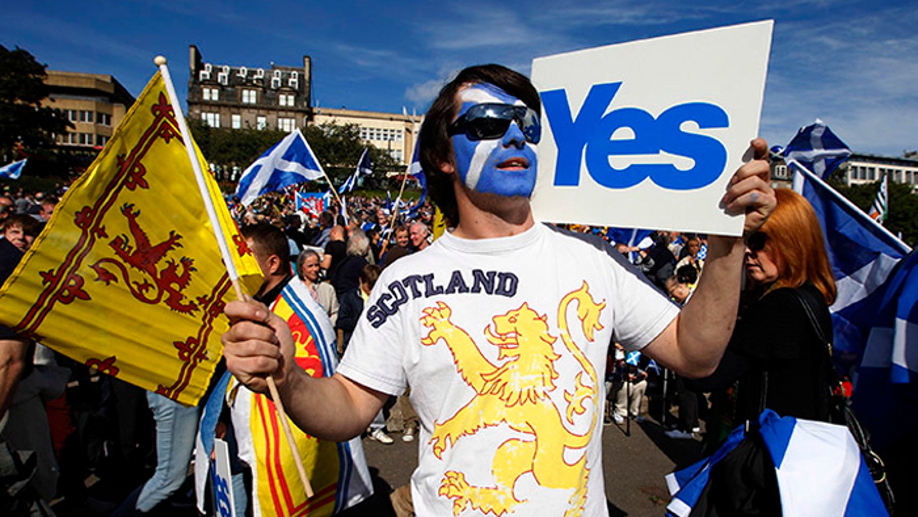 Independence for Scotland began as a long shot, but polls show it could happen in Thursday's referendum. (Reuters)