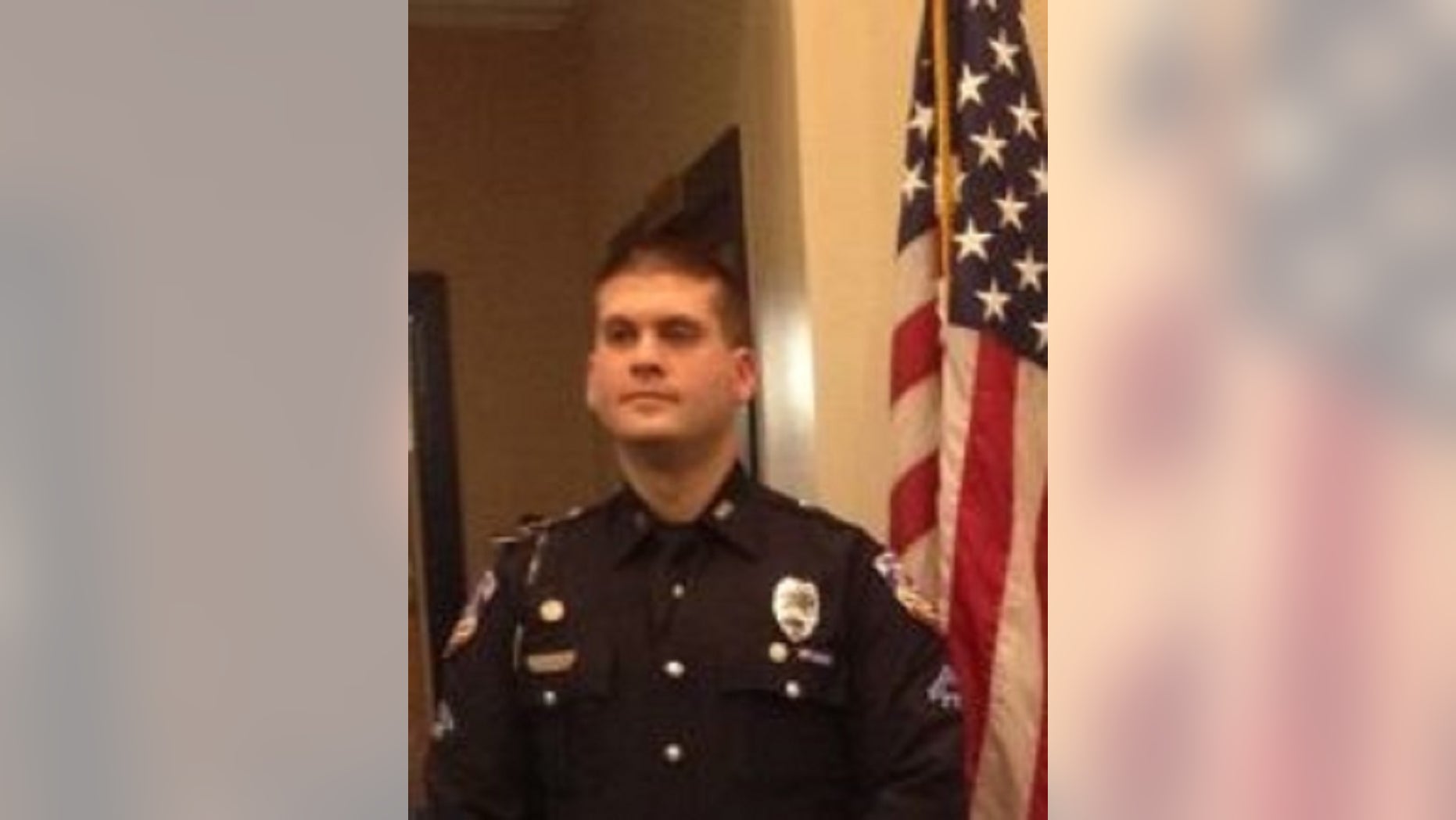 Police Officer Scotty Hamilton was gunned down Tuesday while assisting in a murder investigation, police said