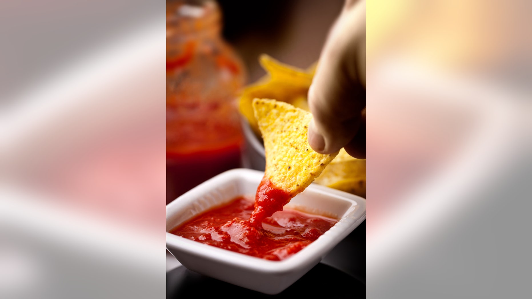 Double dippers really are leaving germs behind in the communal dip.