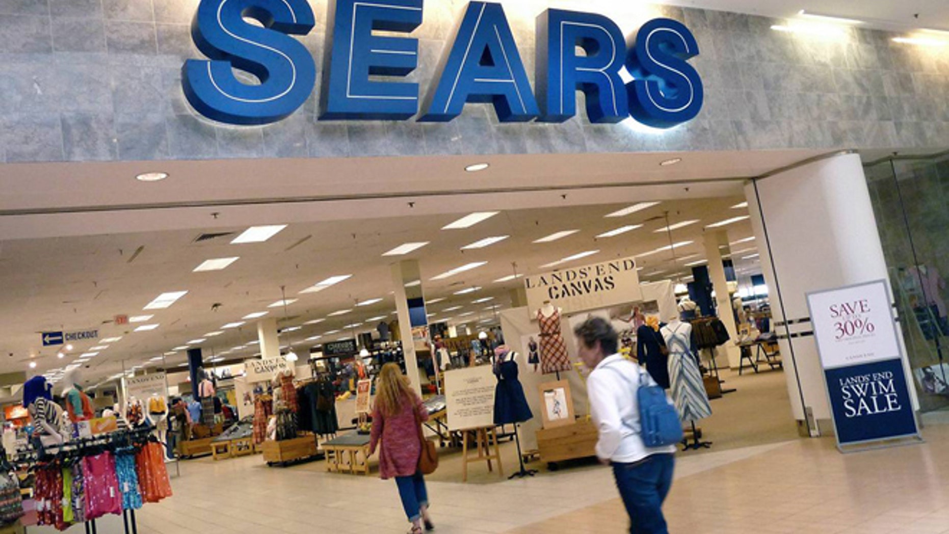A Sears store is shown. (Associated Press)