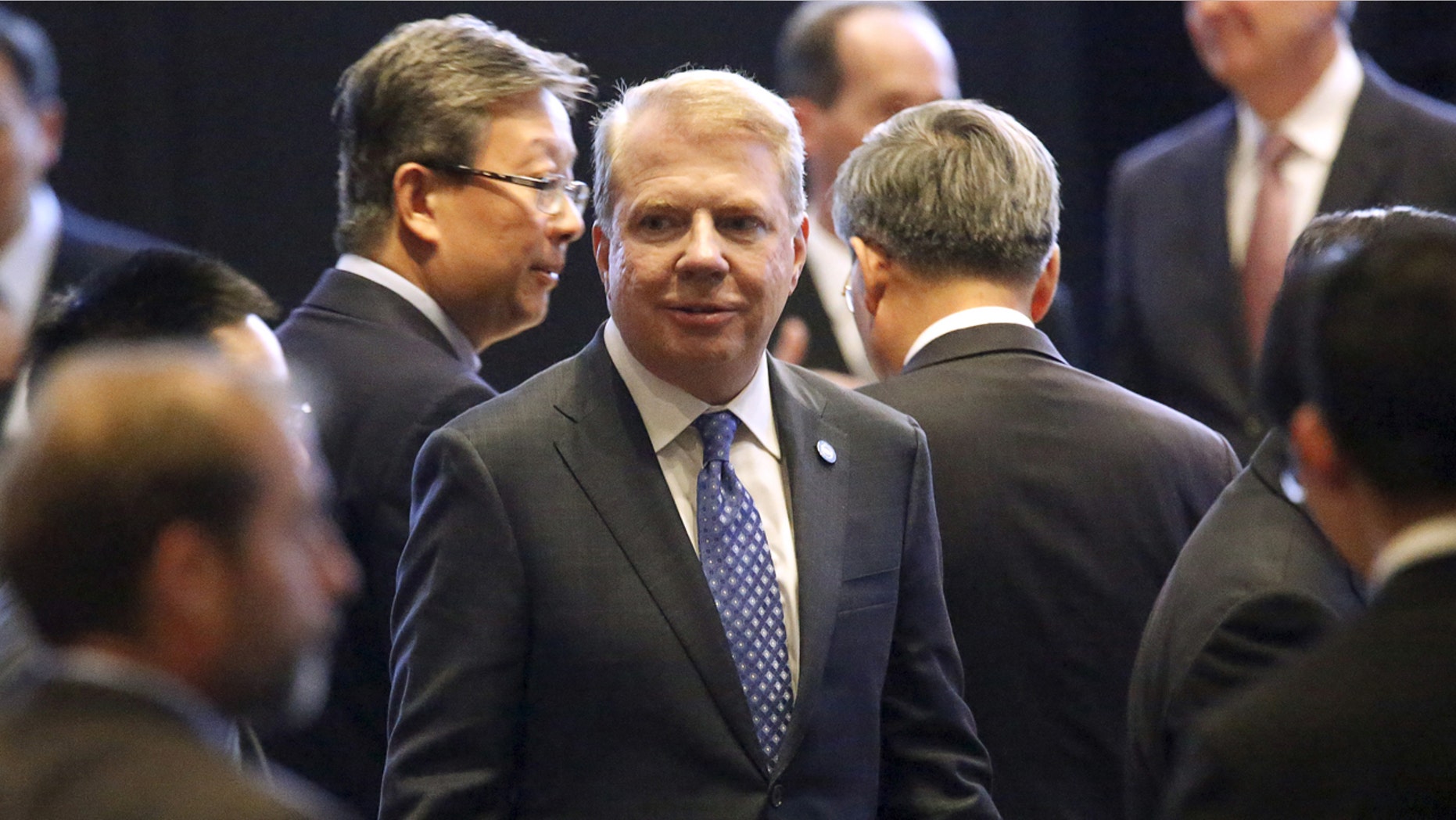 Seattle Mayor Ed Murray attends a dinner reception for Chinese President Xi Jinping in Seattle, Washington September 22, 2015