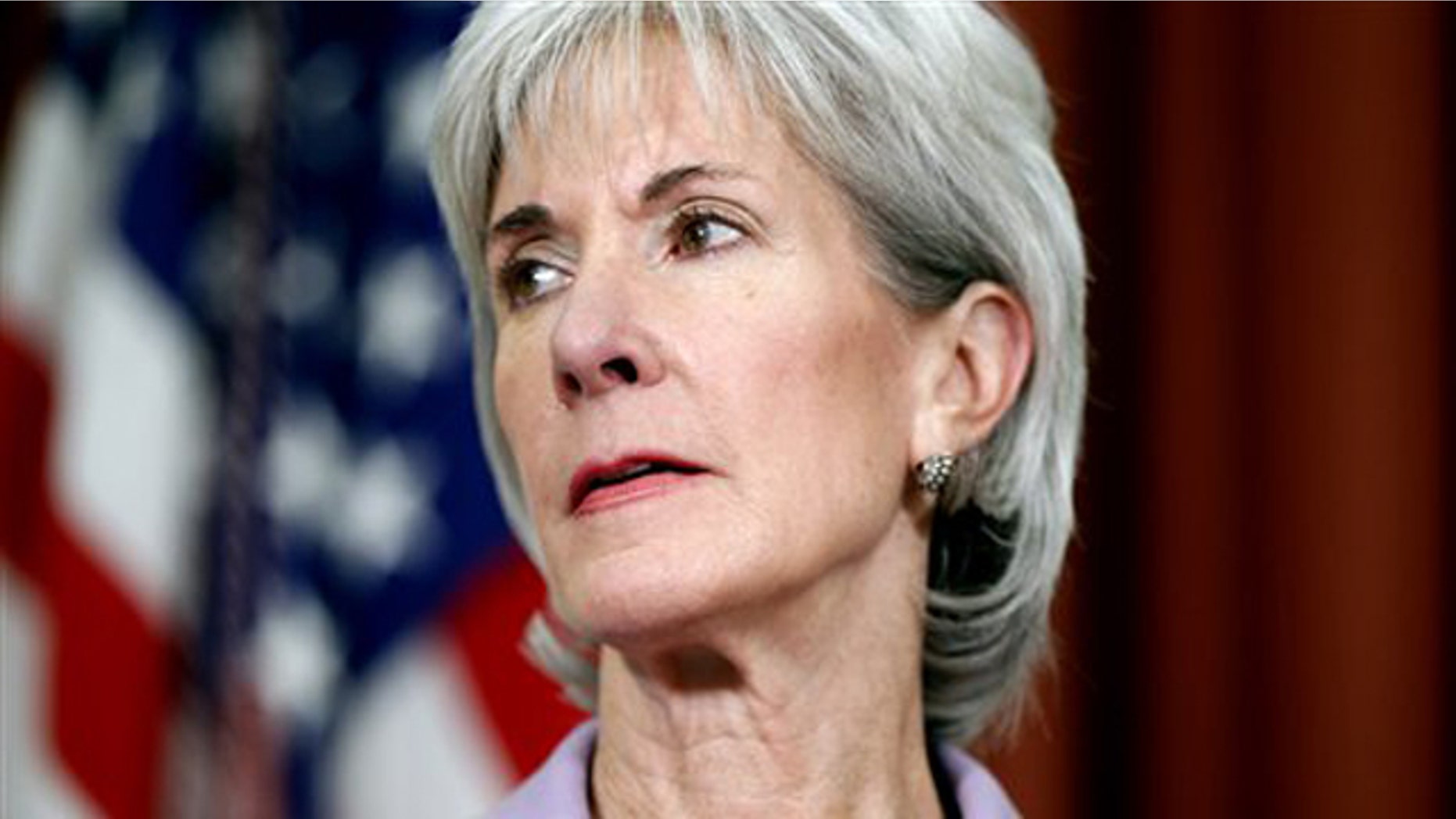 FILE: Oct. 31, 2011: Health and Human Services Secretary Kathleen Sebelius is seen in the Oval Office at the White House.