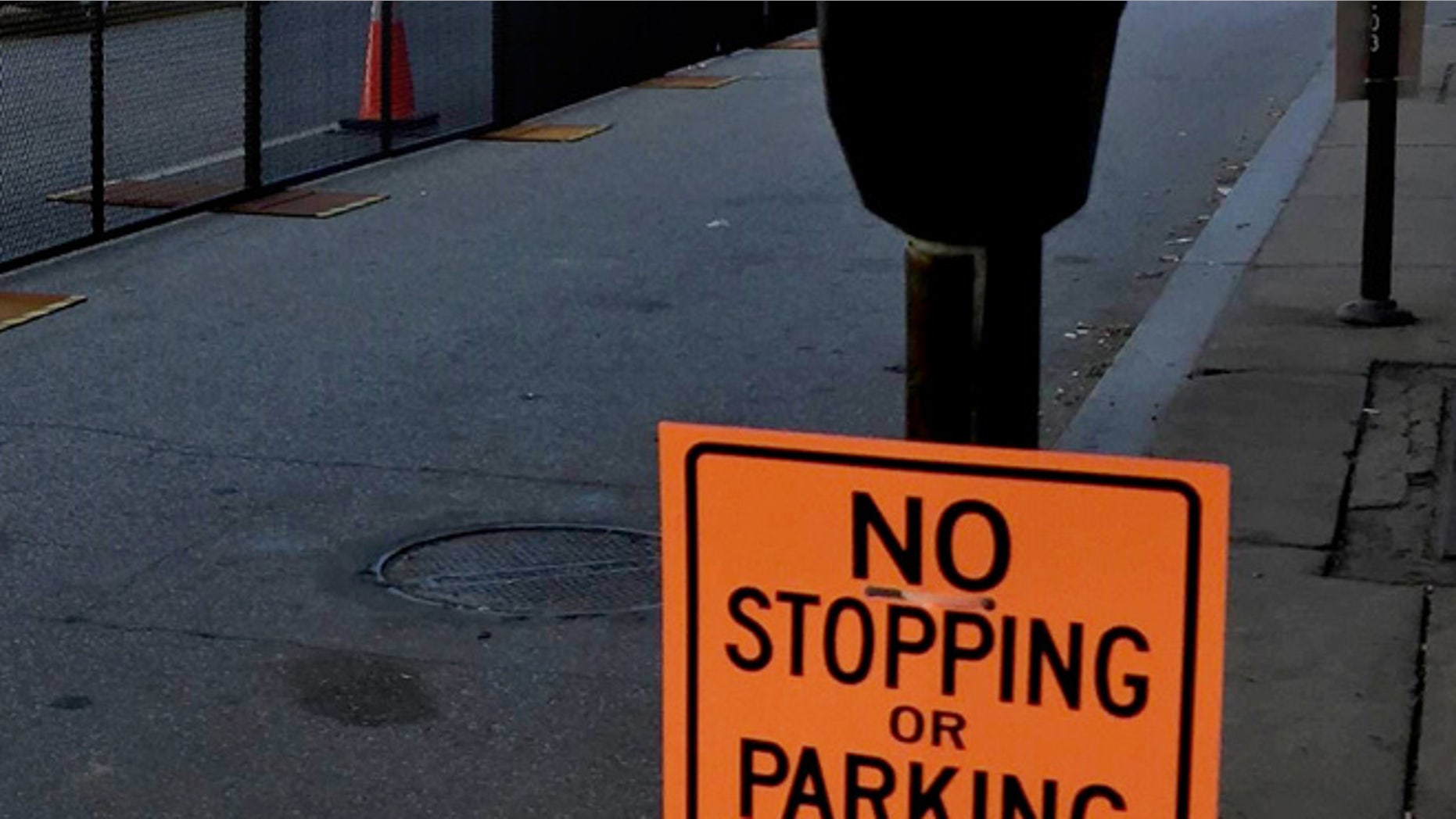 Friday, July 15, 2016: Parking restrictions, security perimeters in downtown Cleveland, ahead of Mondays Republican National Convention. (AP)