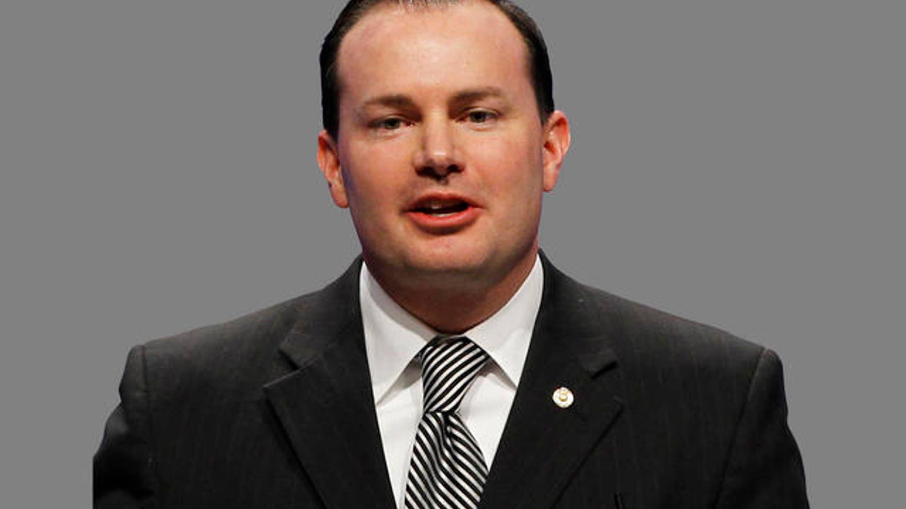 FILE: Undated: Utah GOP Sen. Mike Lee