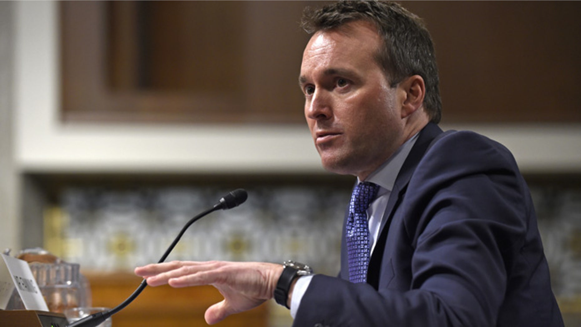 Jan. 21, 2016: Eric Fanning testifies on Capitol Hill before the Senate Armed Services Committee.